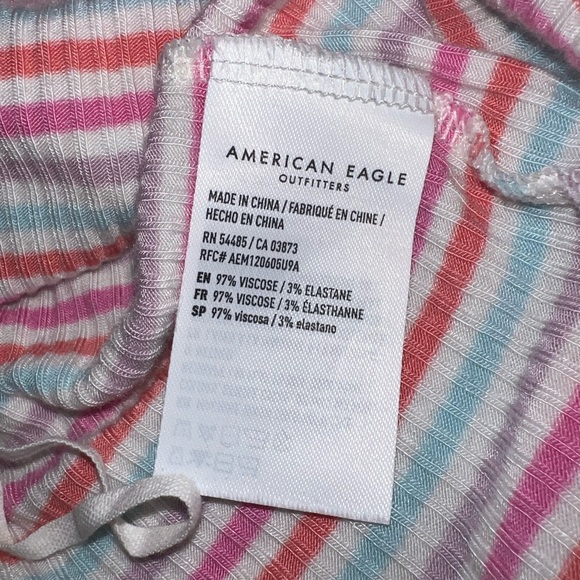 AE Ribbed Halter Top - Picture 3 of 5